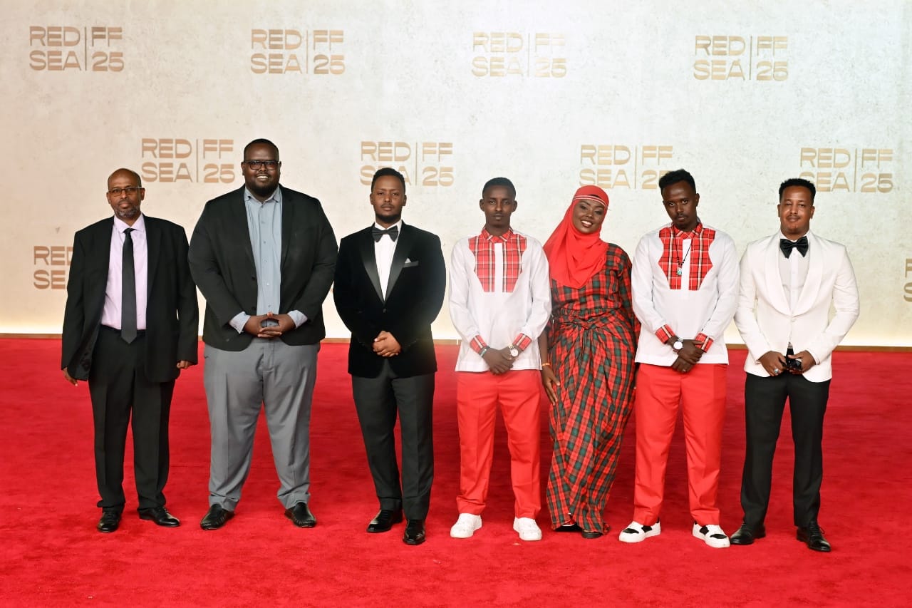 Cast and crew of Somali film 'Barni' at their RSIFF premiere
