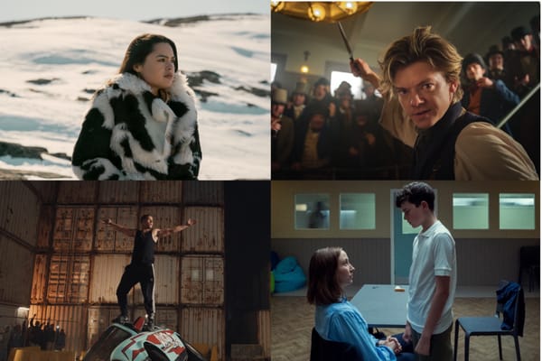 L-R clockwise: North Of North (Canada), The Artful Dodger (Australia), Adolescence (UK) & Spinners Season 2 (South Africa)